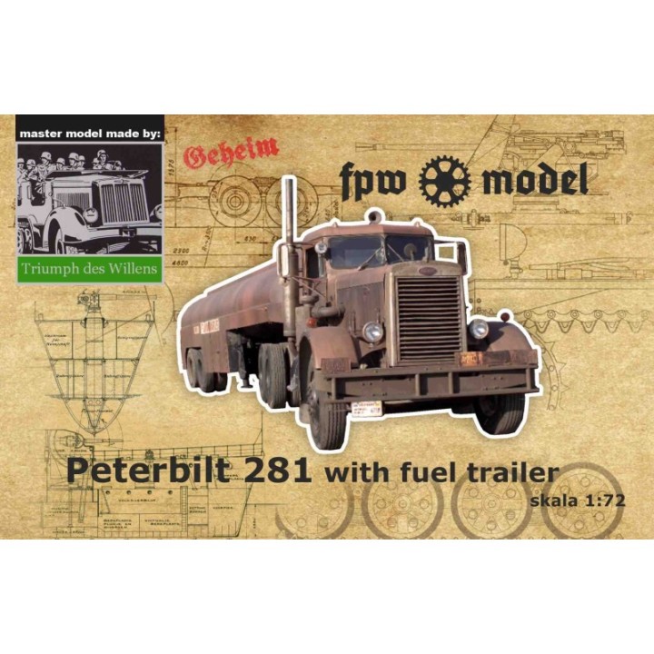 Peterbilt 281 with fuel (tank) trailer