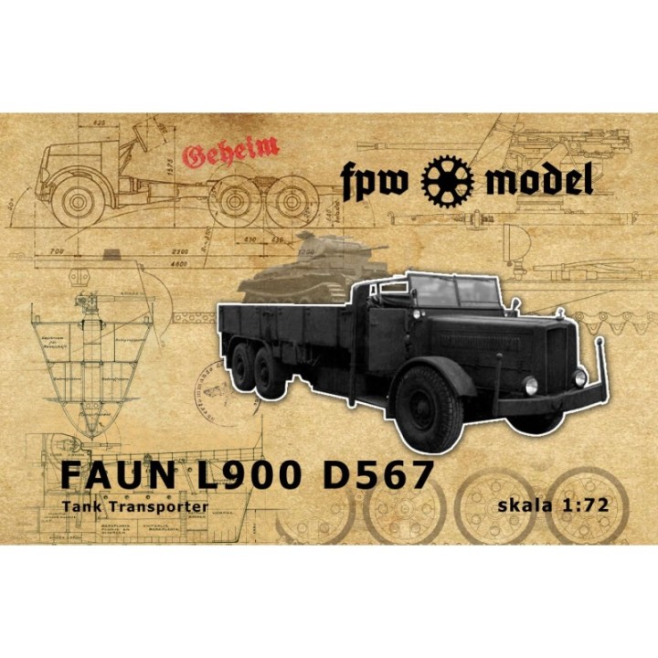 Faun L900 Tank Transporter (otwarta kabina WH)