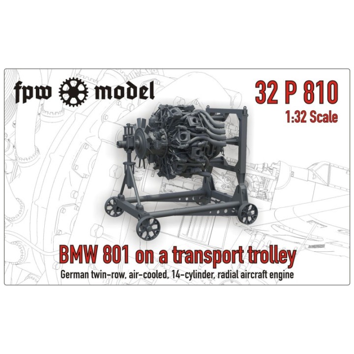 BMW 801 (Full) z wózkiem transportowym