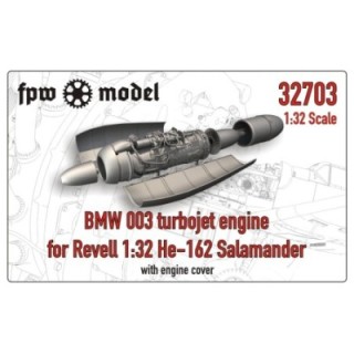 BMW 003 turbojet engine for Revell 1:32 He-162 Salamander