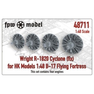 Wright R-1820 (fix) for HK Models 1:48 B-17 Flying Fortress