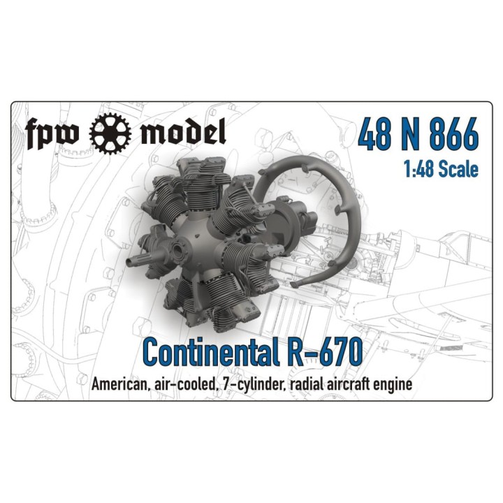 Continental R-670